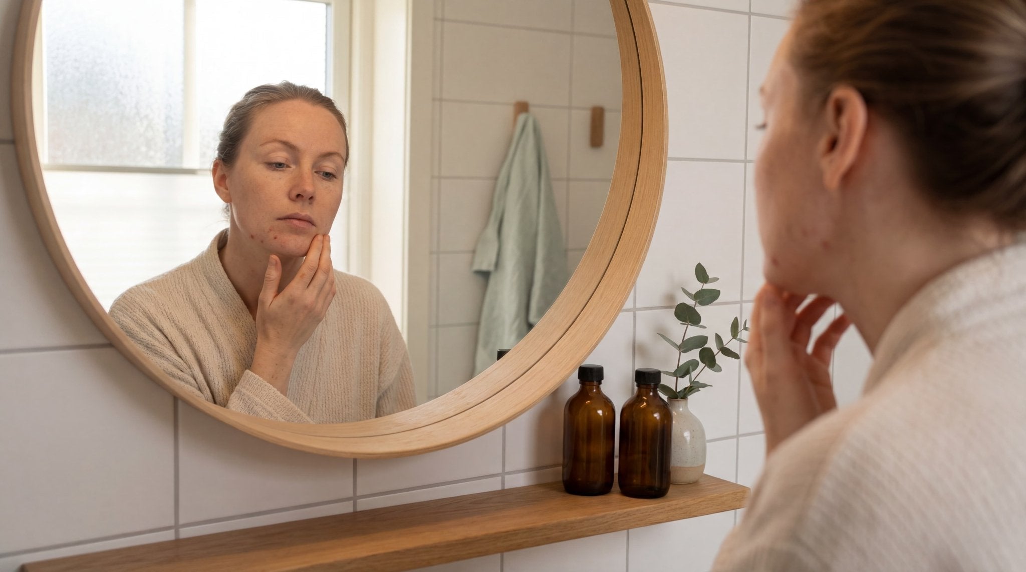 5 tegn på hormonel akne, og hvad du kan gøre - NIMO SKIN
