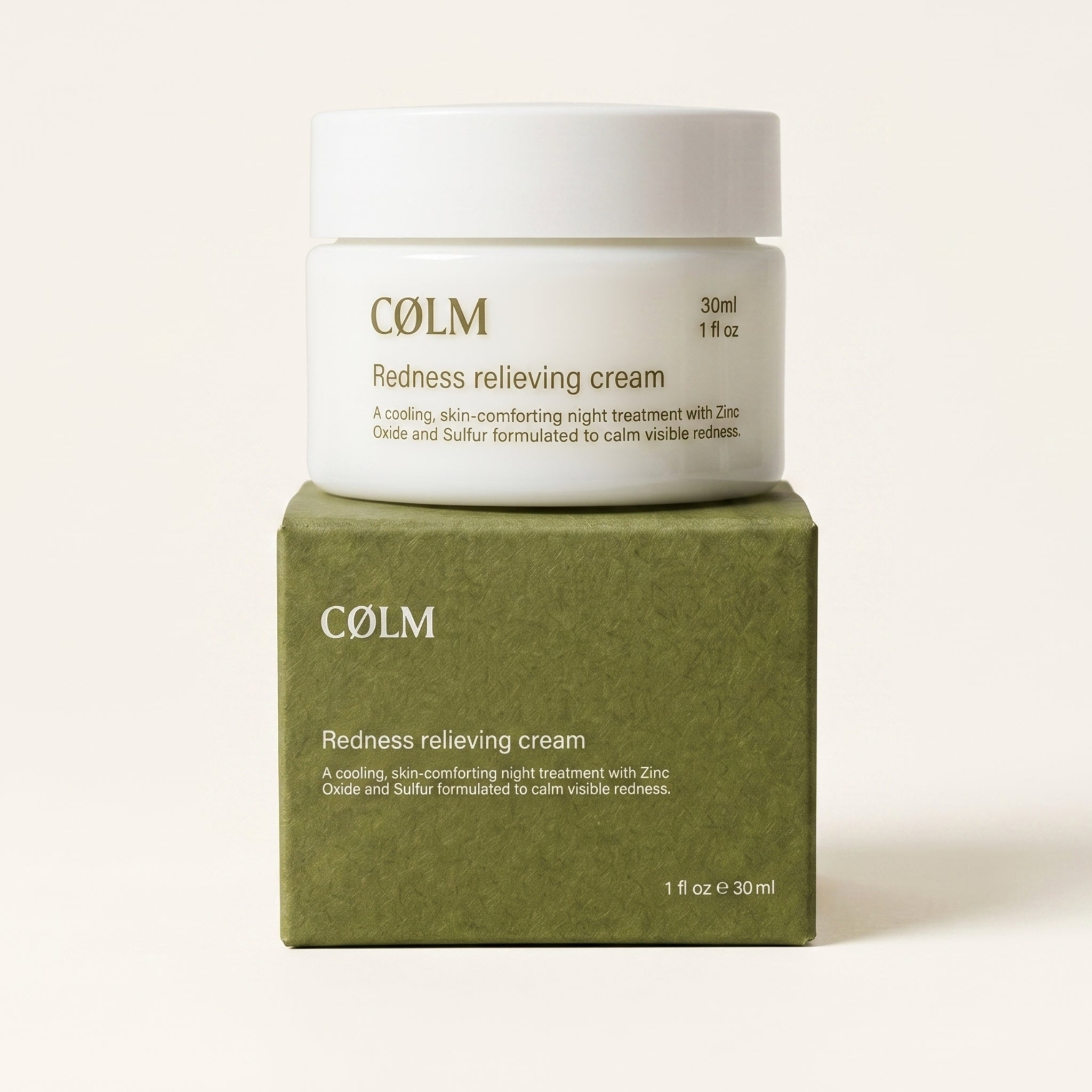 CØLM Redness Relieving Cream | Night cream for facial redness