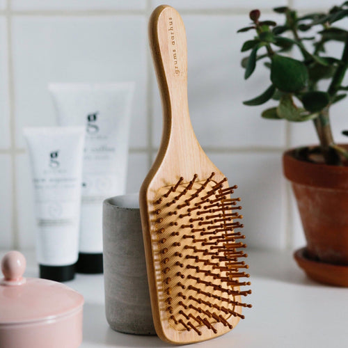 grums bamboo hairbrush - NIMO SKIN
