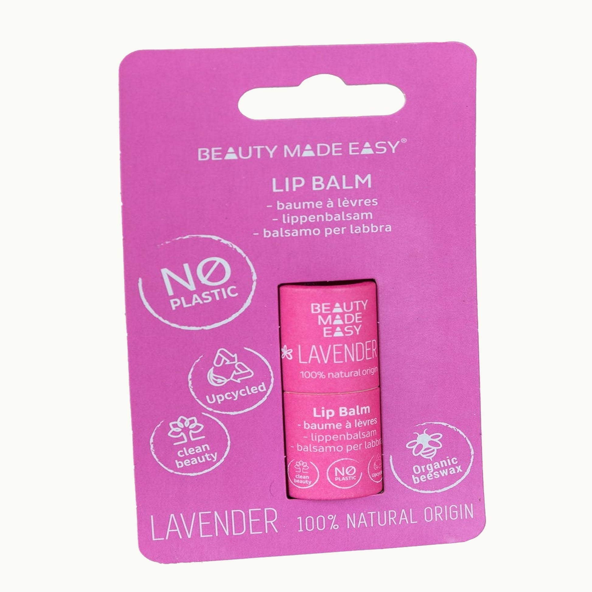 Paper Tube Lip Balm - Lavender - NIMO SKIN